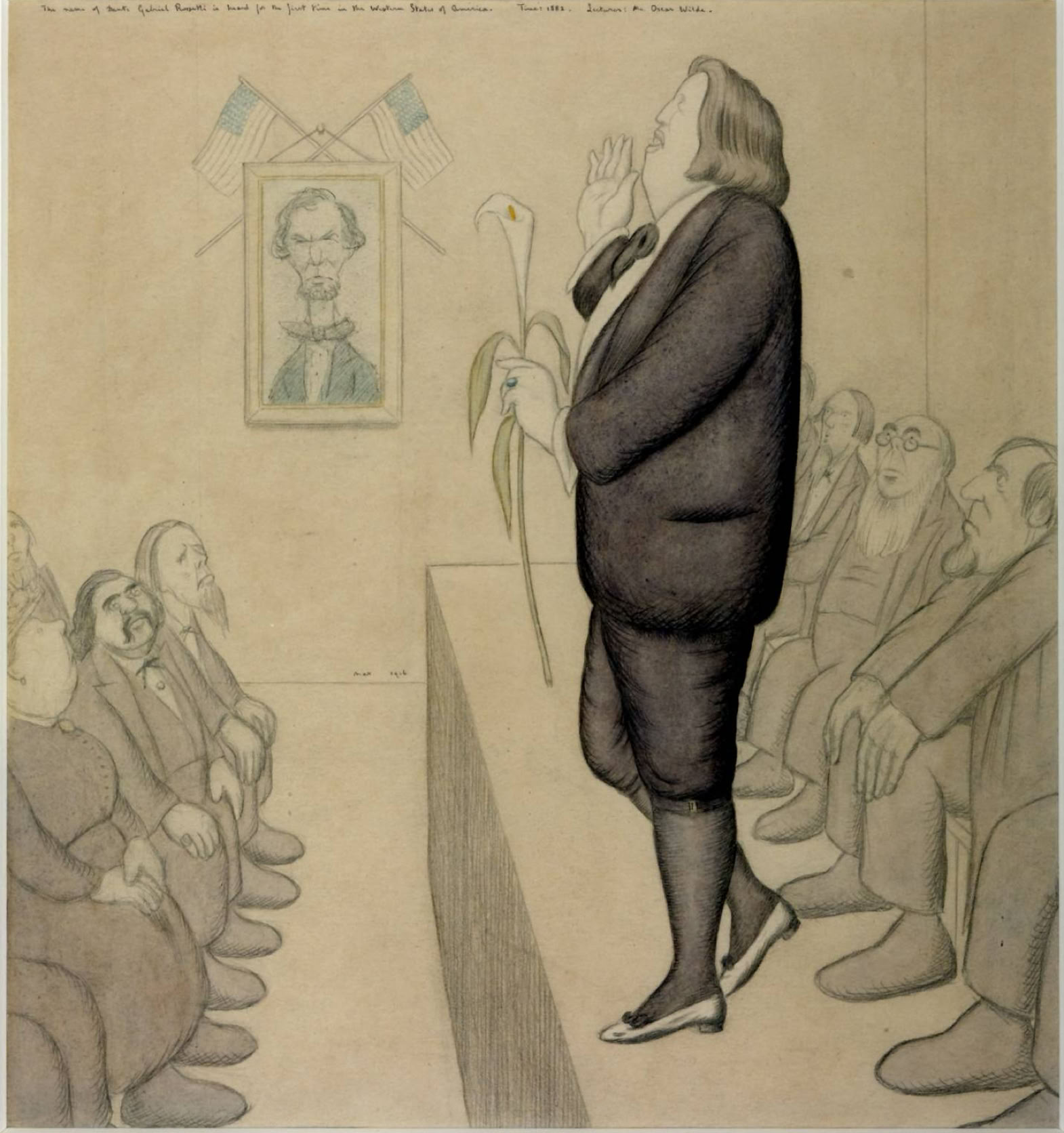The Name of Dante Gabriel Rossetti is Heard for the First Time in the Western States of America | Time: 1882 | Lecturer: Mr. Oscar Wilde