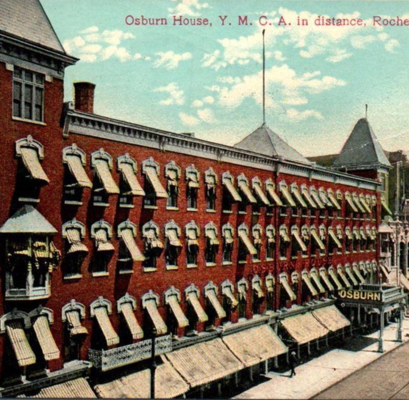 New Osburn House South St. Paul Street, Rochester, NY. Oscar Wilde visit 