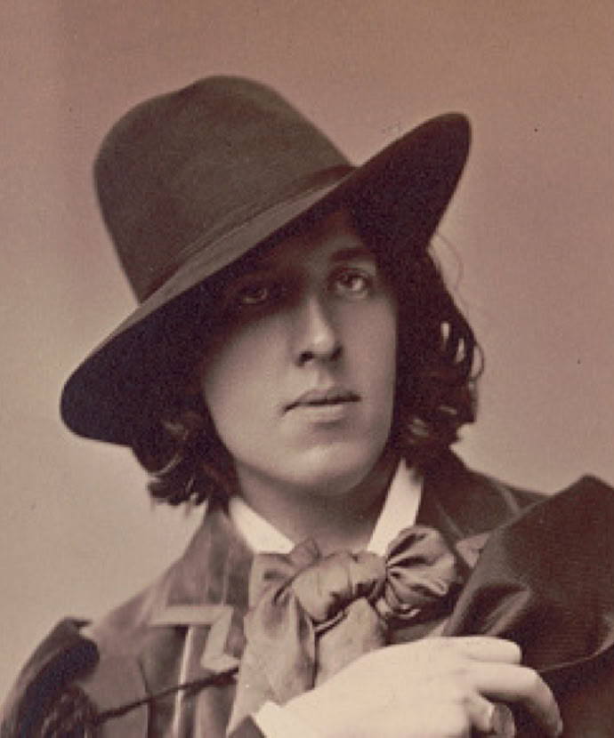 Napoleon Sarony's landmark 1882 portrait photograph of Oscar Wilde captured during his New York tour.